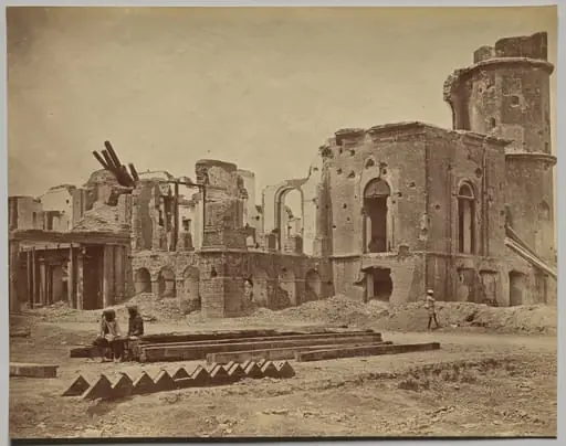 The Residency From the Front, Showing the Room in Which Sir Henry Lawrence was Killed