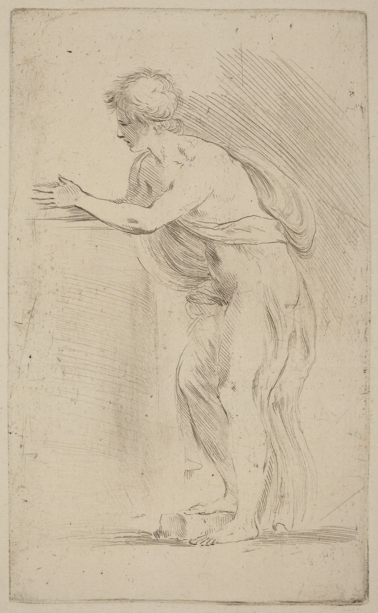 Academy of a Young Man, by Stefano Della Bella, ink, 1637