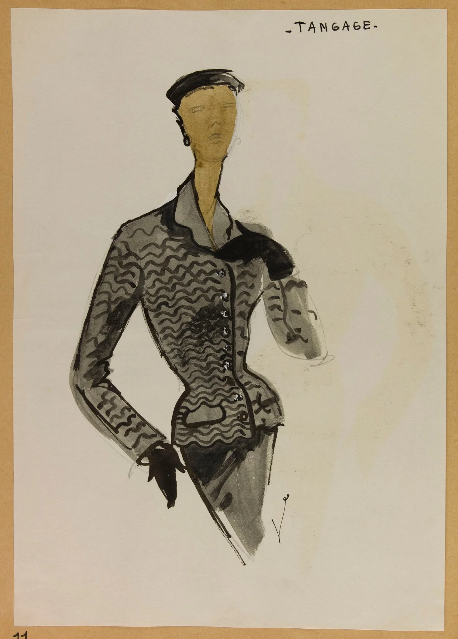 Tangage, by Carven, 1952