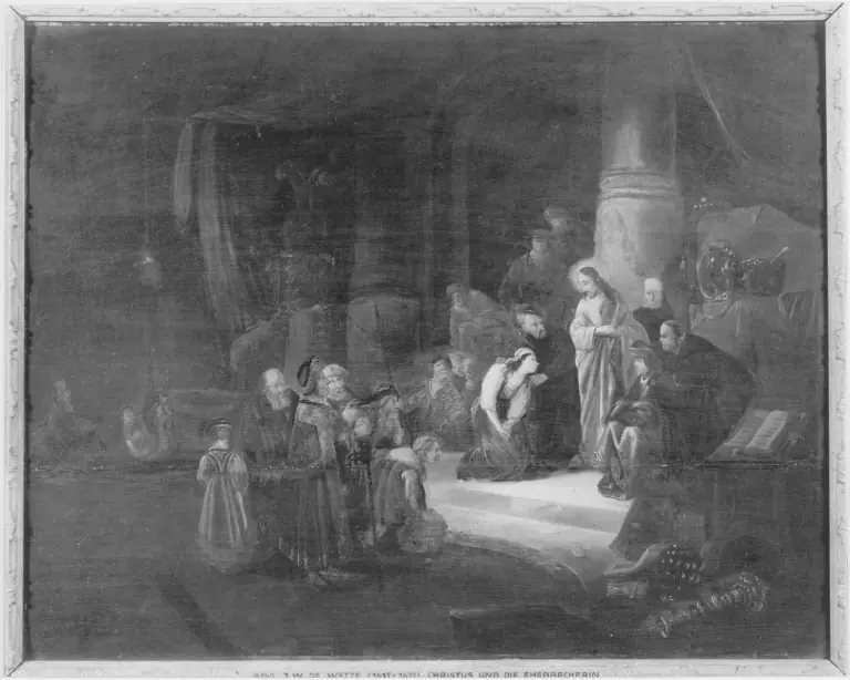 Christ and the woman taken in adultery (John 8:2-11)