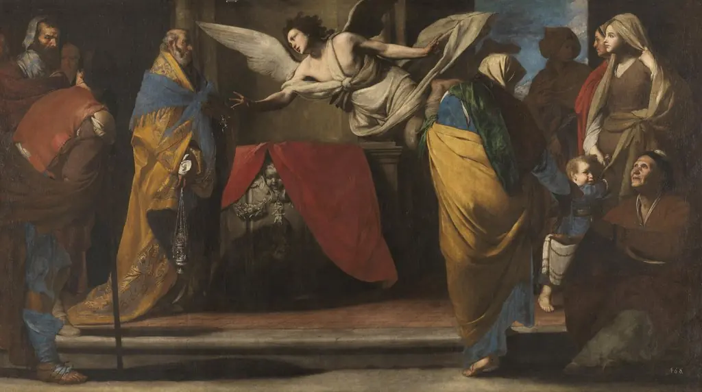The Birth of John the Baptist announced to Zacharias