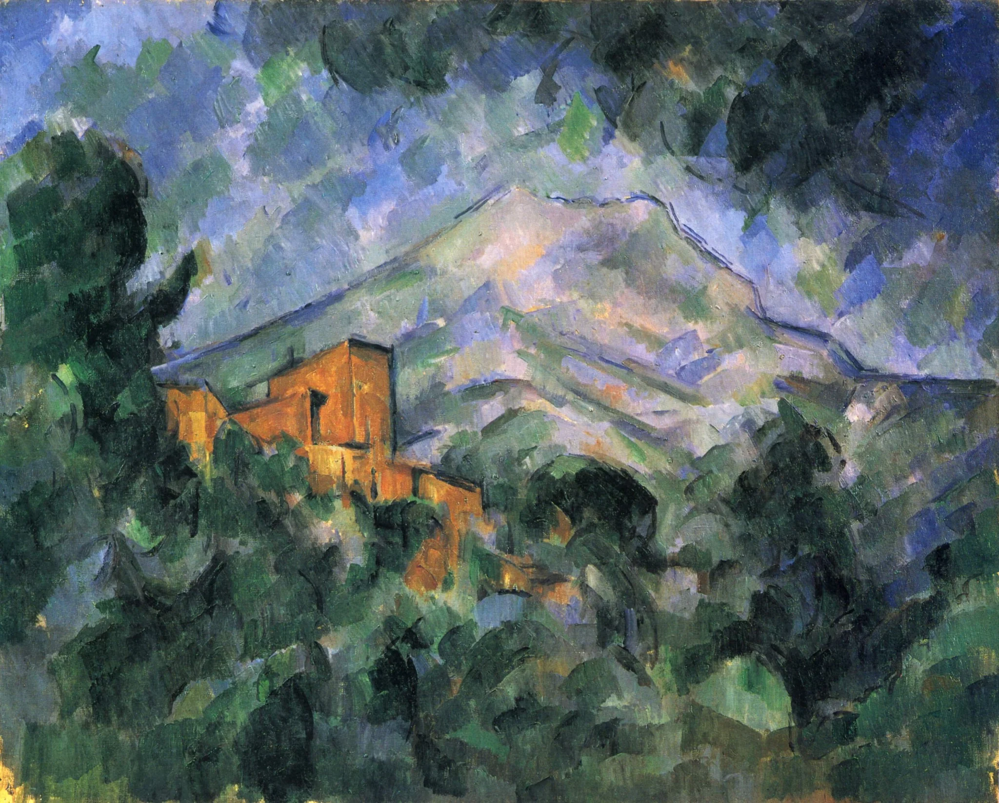 Sainte-Victoire mefta, by Paul Cezanne, unspecified, 1882