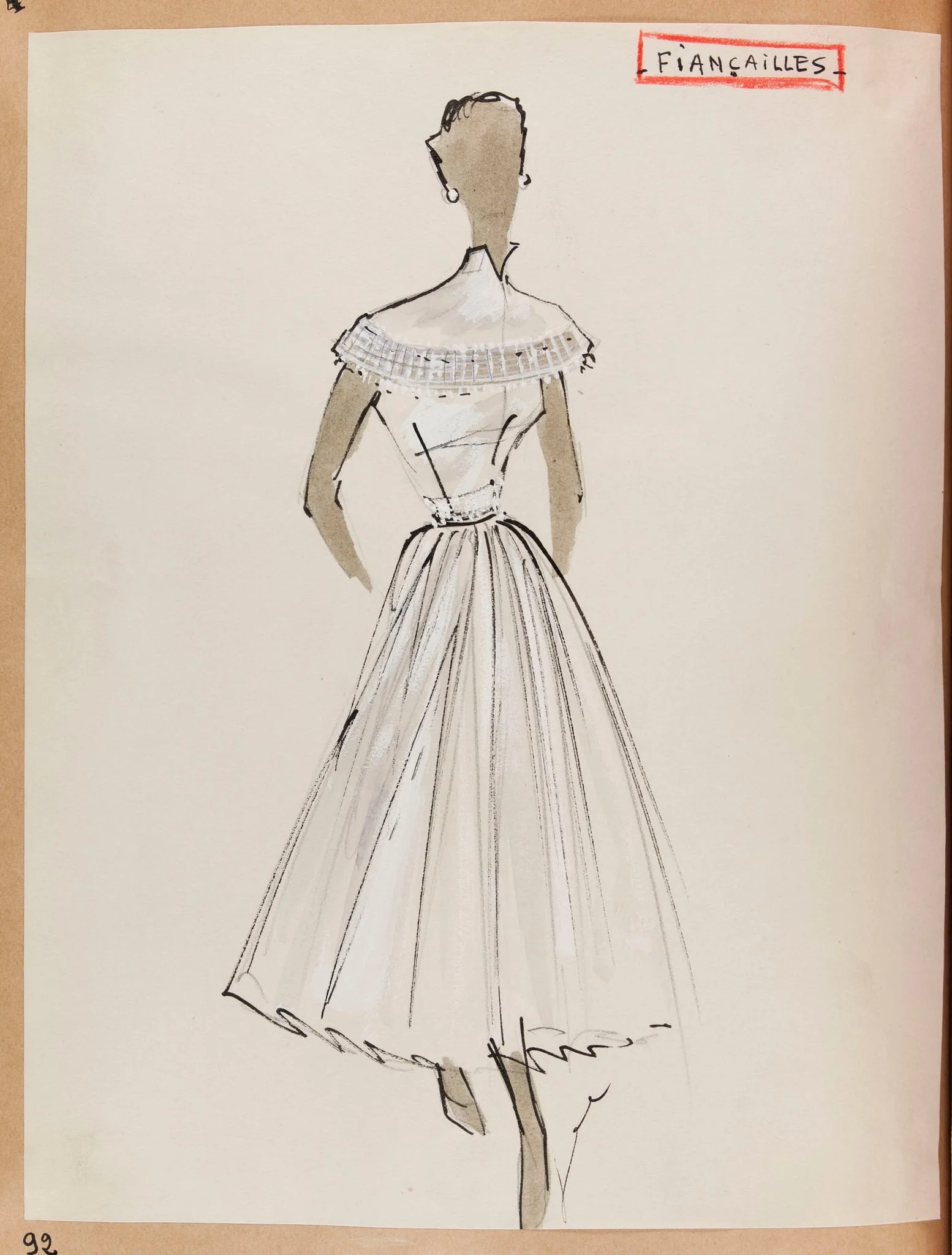 Fiançailles, by Marie-Louise Carven, 1951