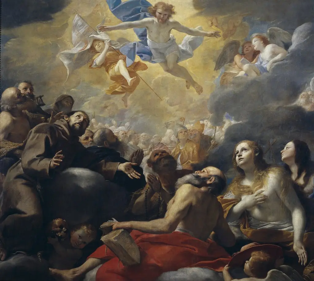 Christ in Glory with Saints