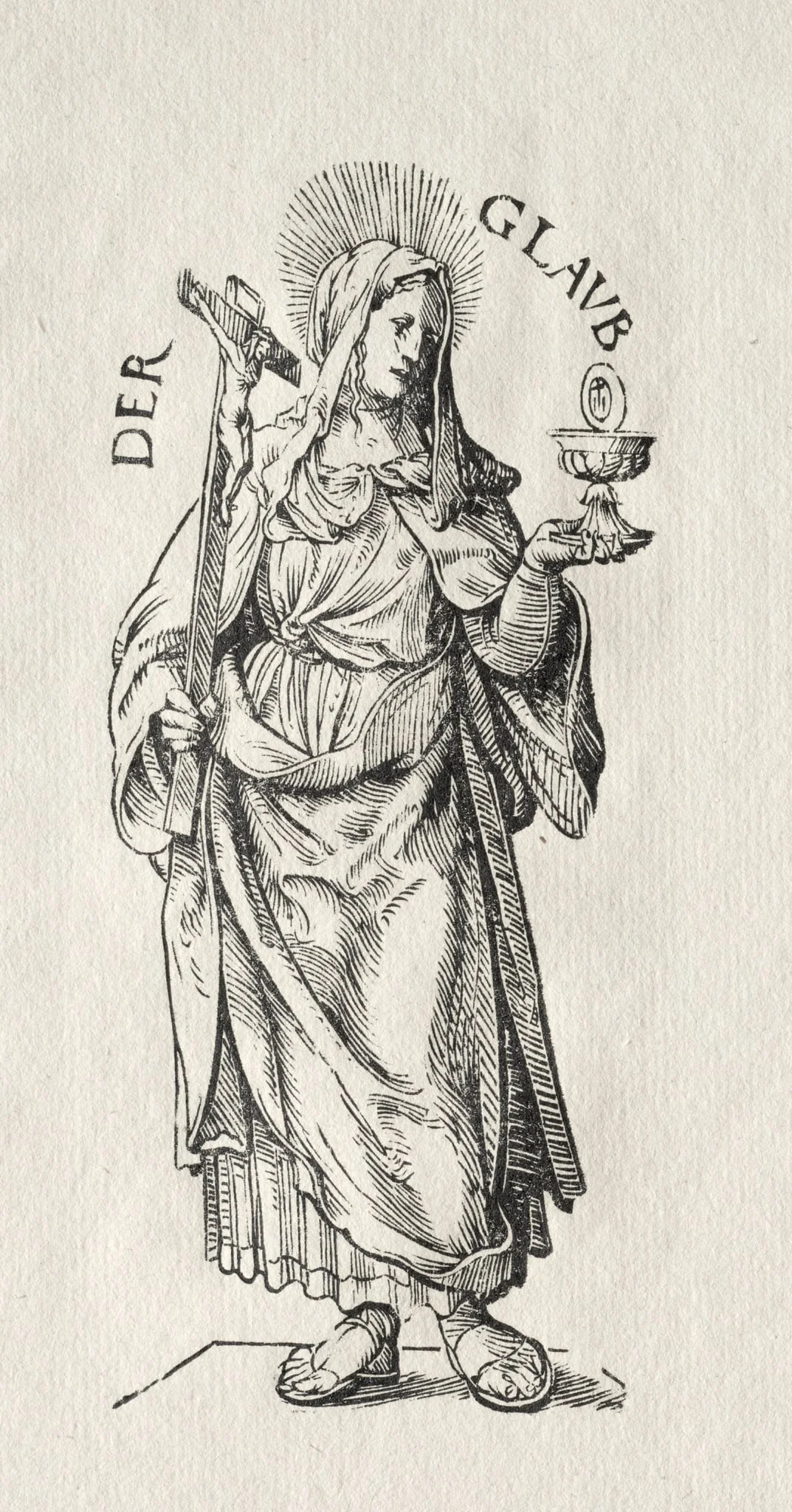 The Seven Virtues:  Faith, by Hans Burgkmair the Elder, 1510