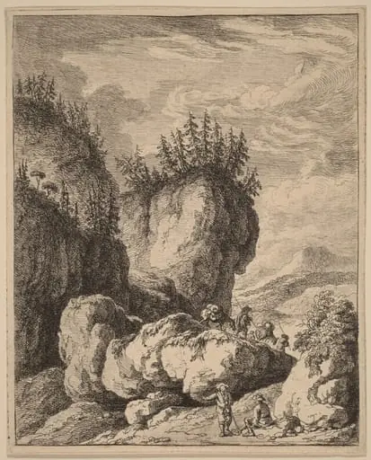 The Road Crossing Mount Praco, from Ricci to Genoa