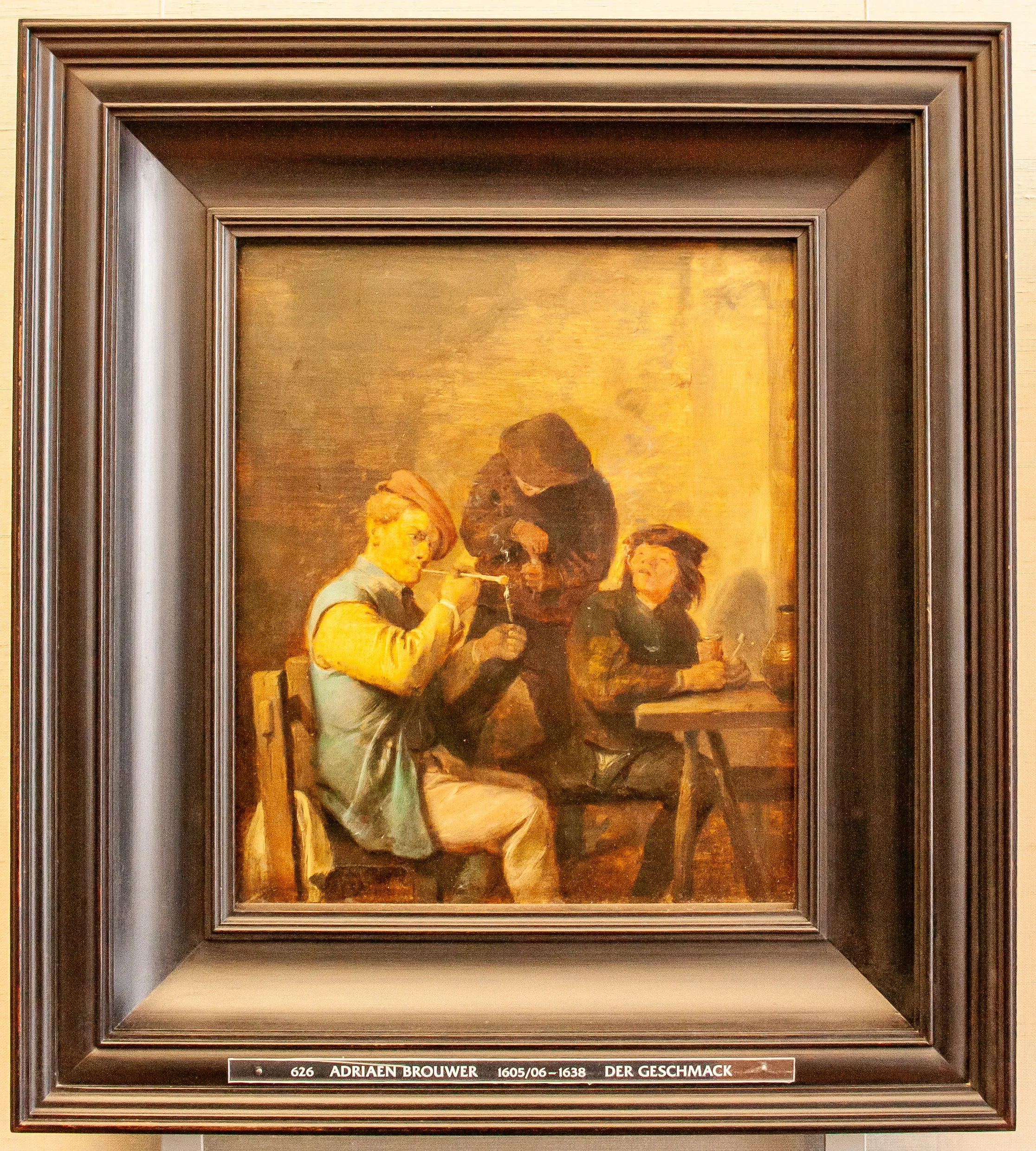 The Taste, by Adriaen Brouwer, unspecified, 1631
