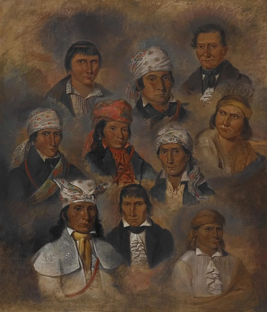 Ten Potawatomi Chiefs, by George Winter, unspecified, 1837