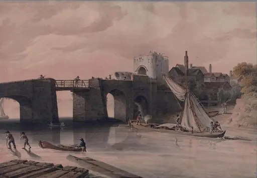 West Gate and bridge, Gloucester.