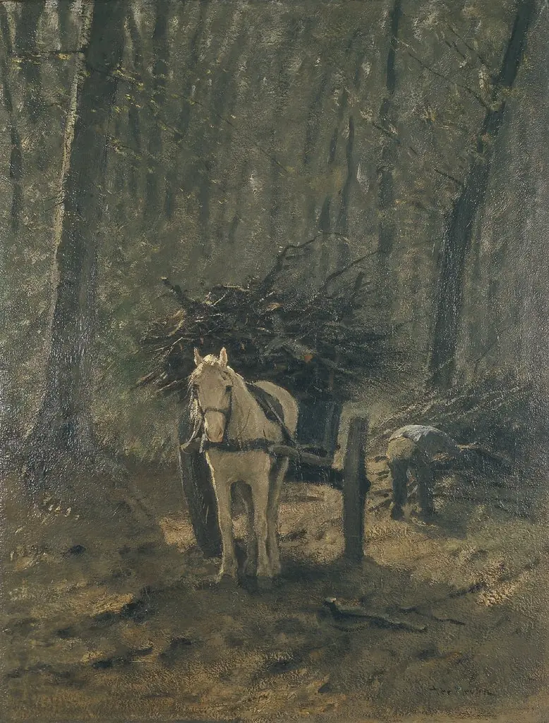 In het bos
