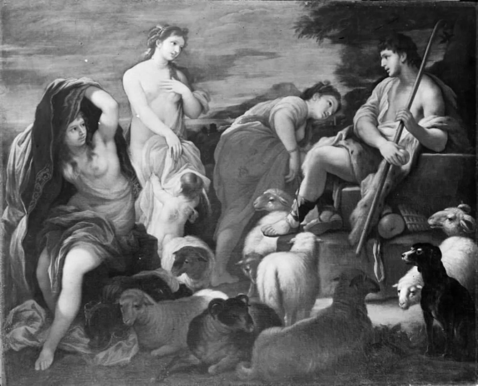 The Judgment of Paris, by Unknown, 1750