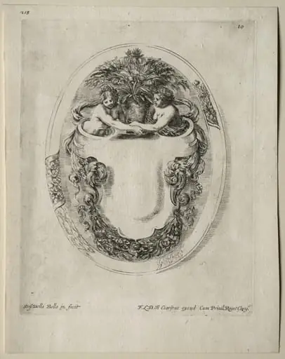 Collection of Various Caprices and New Designs of Cartouches and Ornaments:  No 10
