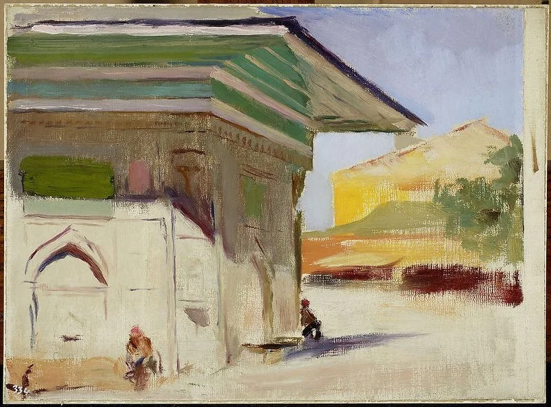 Street in the southern city. From the journey to Constantinople