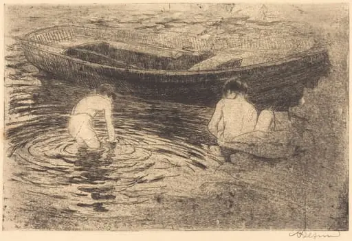 Bathing at Talloires (La baignade à Talloires)