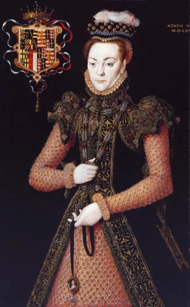 Portrait of an Unknown Lady, by Hans Eworth, oil, 1566