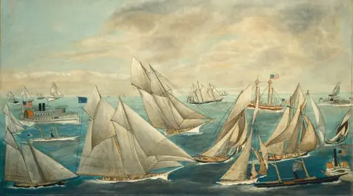Imaginary Regatta of America's Cup Winners