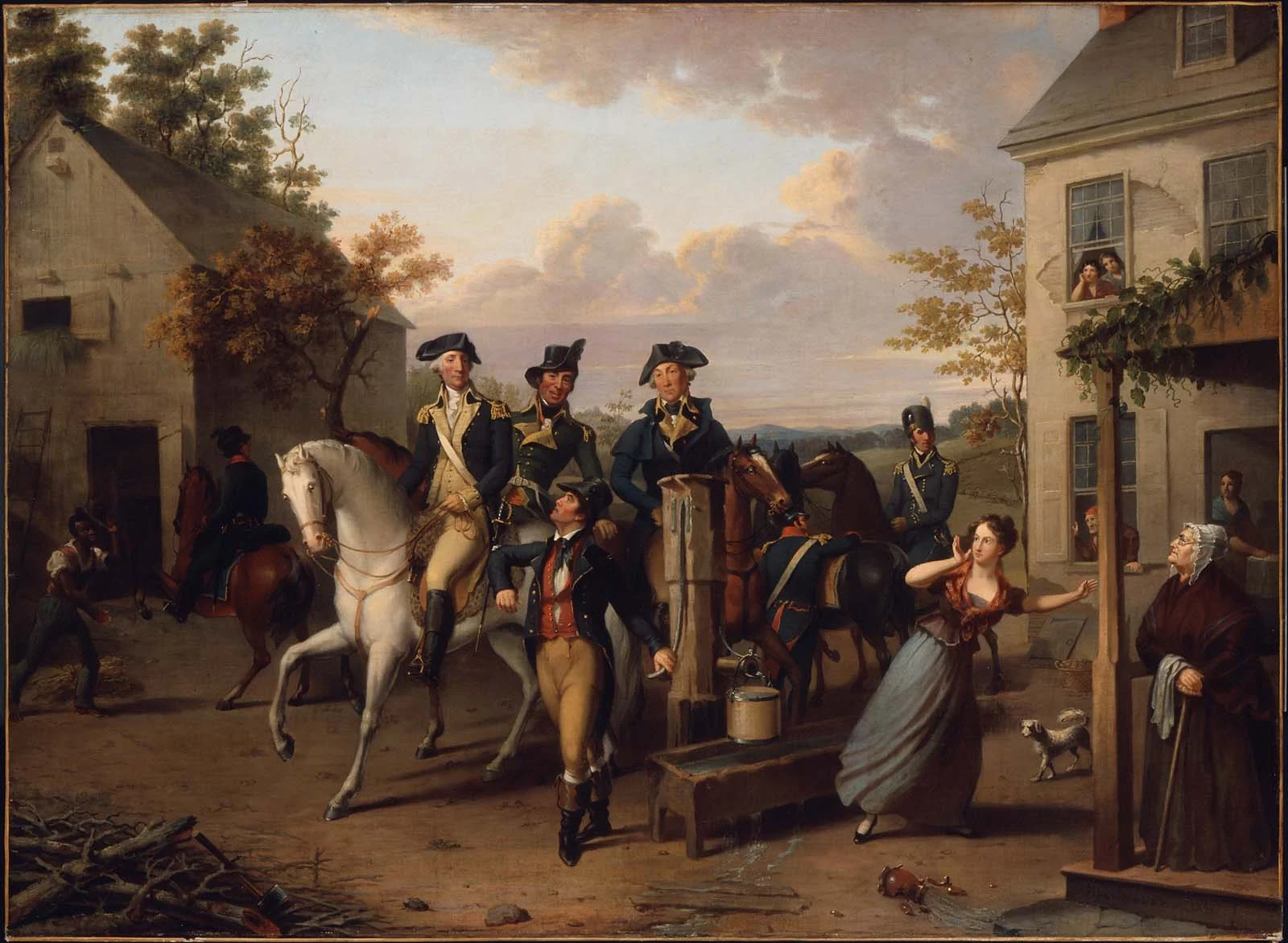An Incident of the Revolution, by Jacob Eichholtz, oil, 1831