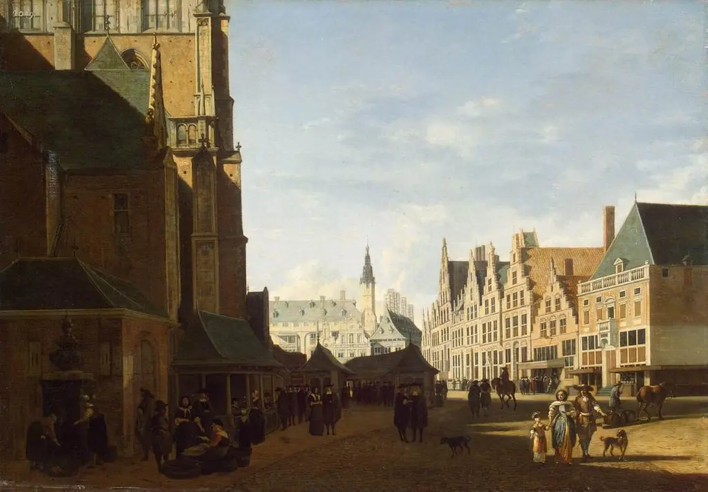 Groote Market in Haarlem