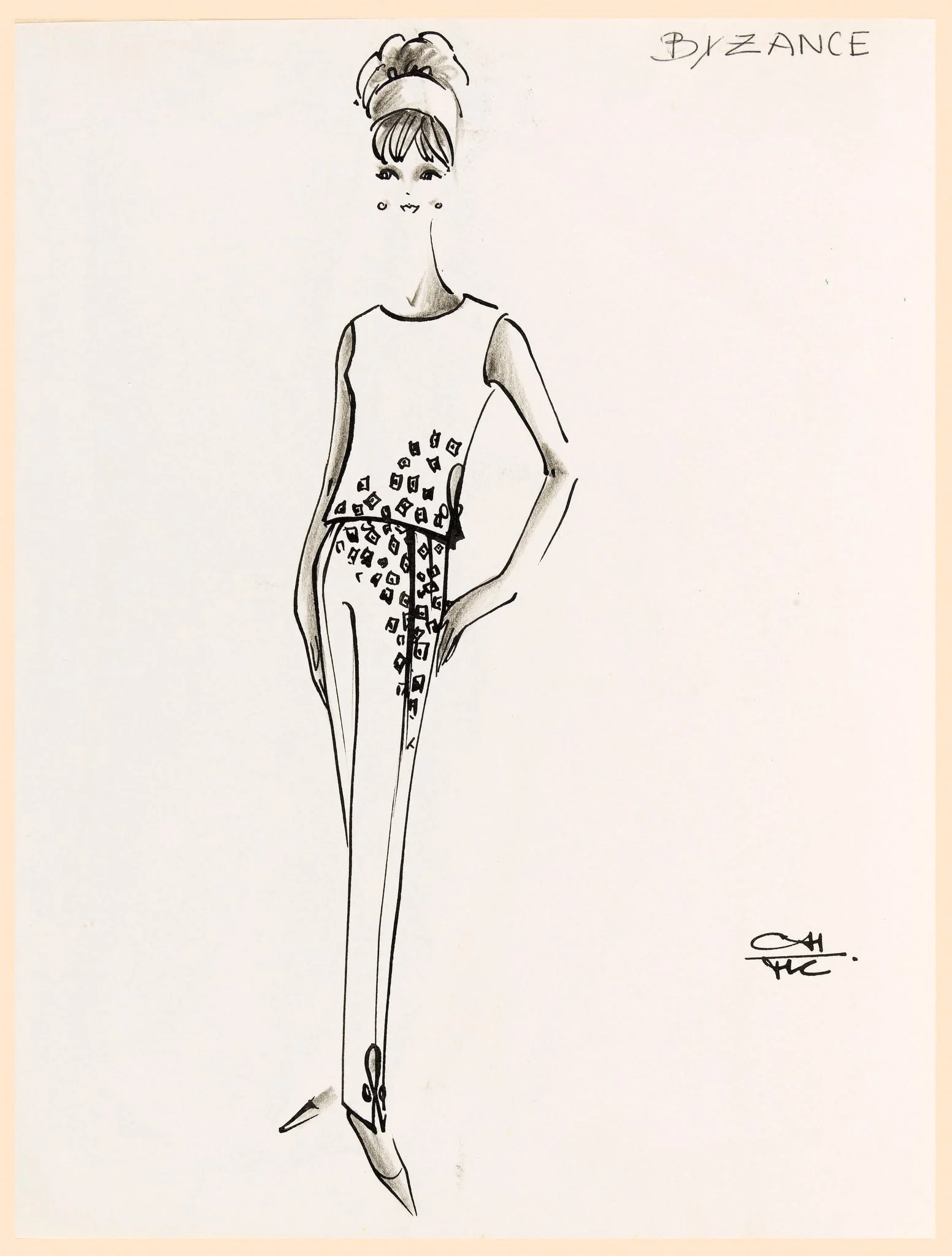 Byzance, by Marie-Louise Carven, 1963