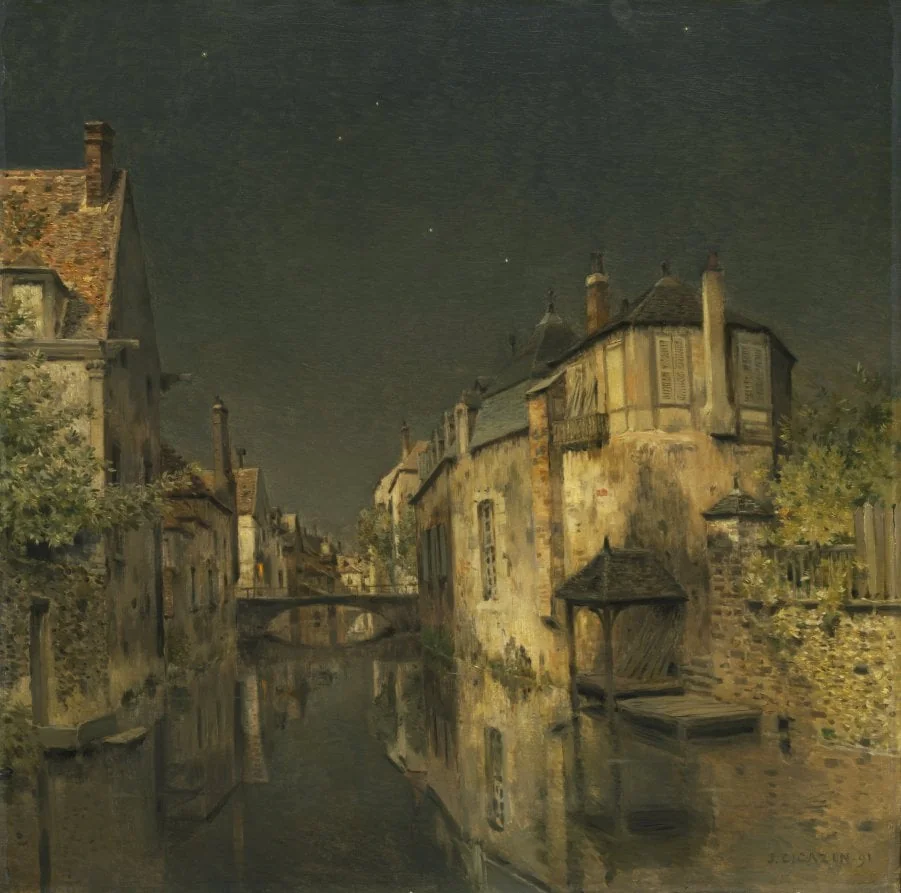 Midnight, by Jean Charles Cazin, unspecified, 1891
