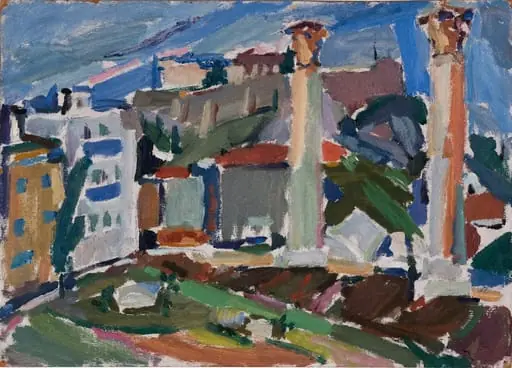 Landscape: Columns of Olympian Zeus