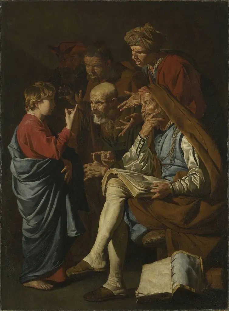 Christ among the docters