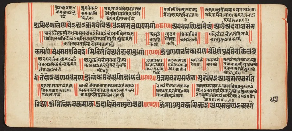 Tantric Manuscript, "Sangrahani Sutra"