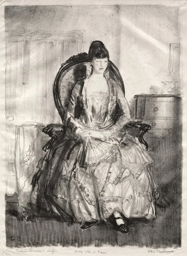 Lady with a Fan, by George Bellows, 1921