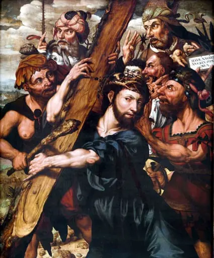 Christos purtându-și crucea