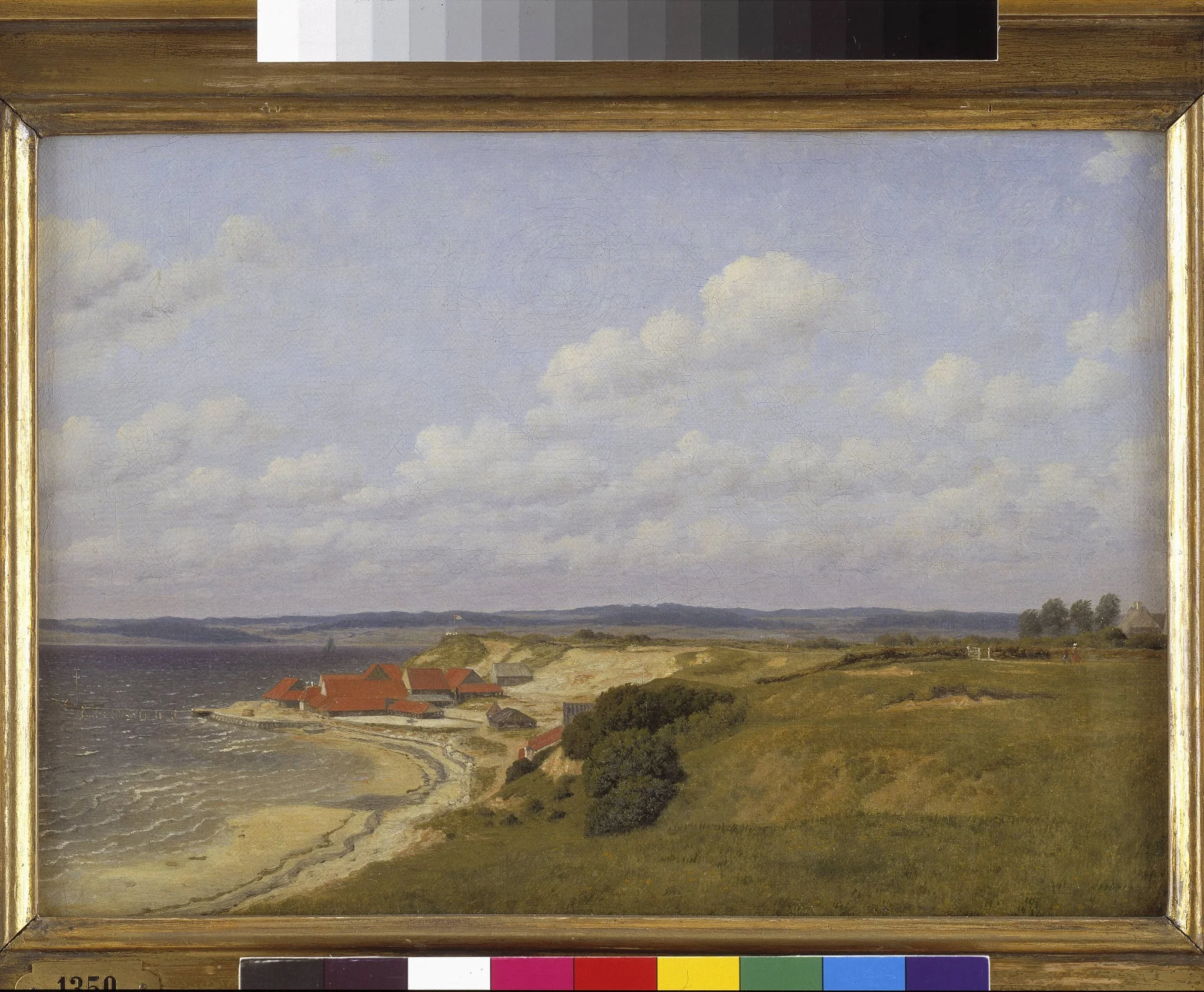 Renbjærg Tileworks by Flensburg Fiord, by Unknown artist, 1830