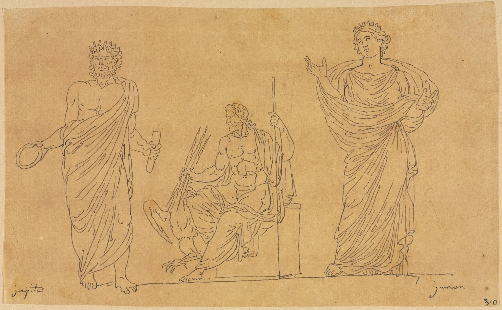 Gods and Goddess, by Jacques-Louis David, 1786