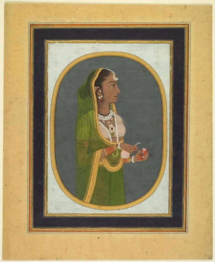 Court Lady Pouring Wine (recto); Calligraphy of Lyrical Quatrains (verso), by Unknown, unspecified, 1704