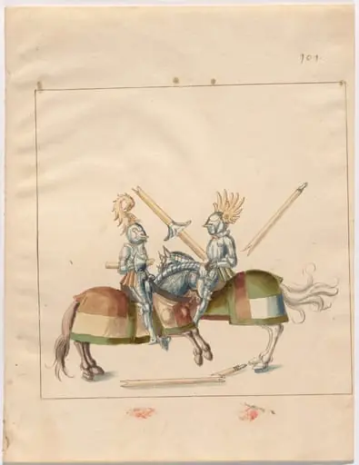 Mock Joust of War in Reinforced Field Armor
