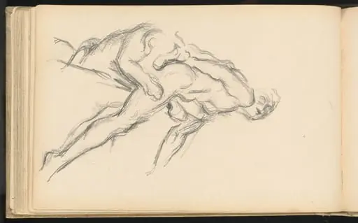 Study of Puget's "Milo of Crotona"