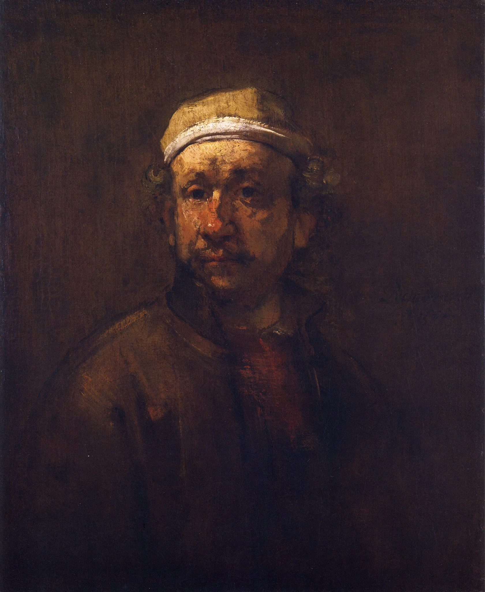 Portrait of Rembrandt, by Rembrandt, oil, 1660