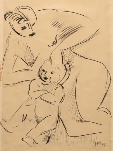 Mother and Child (recto)