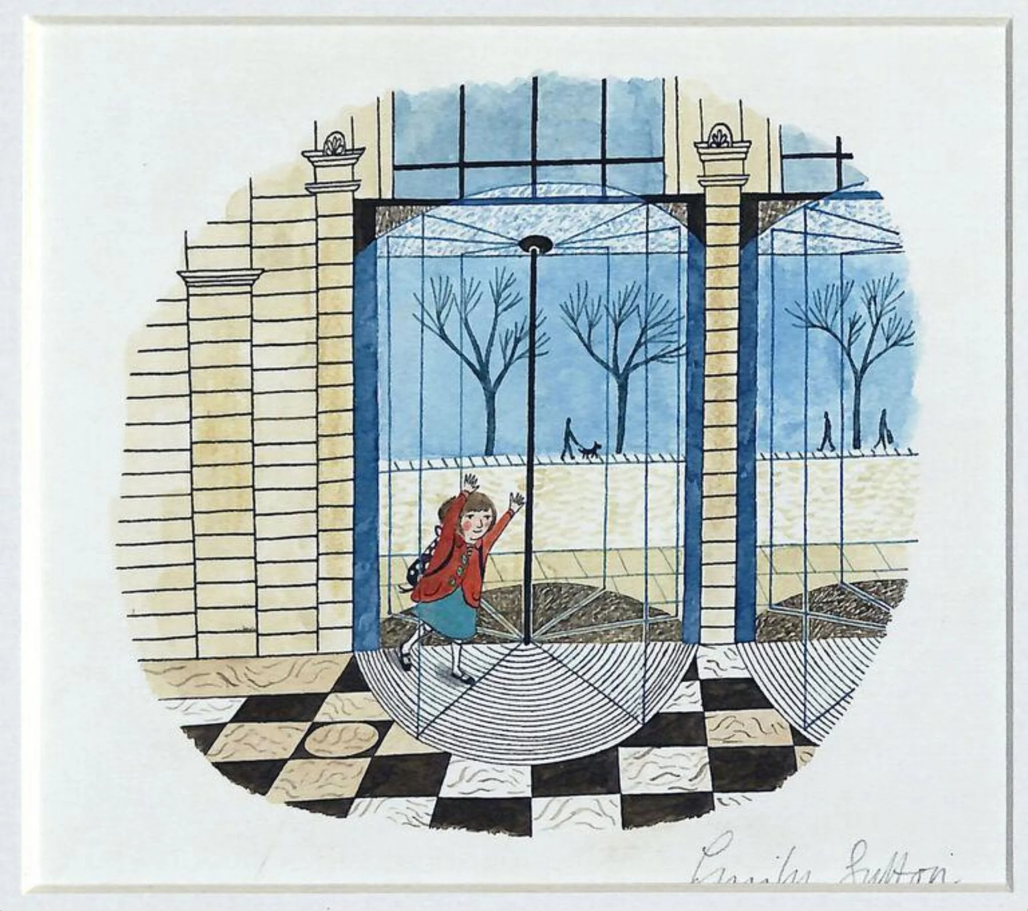 Clara Entering the Museum, by Emily Sutton, 2011