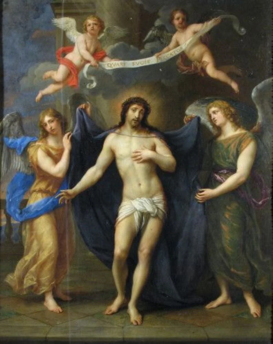 Isus purtând cununa de spini, by Pieter van Lint, unspecified, 1650