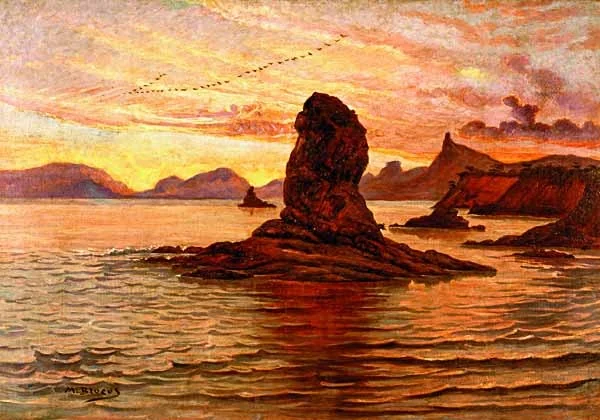 Seascape - Icaraí Beach', by Modesto Brocos Gómez, oil