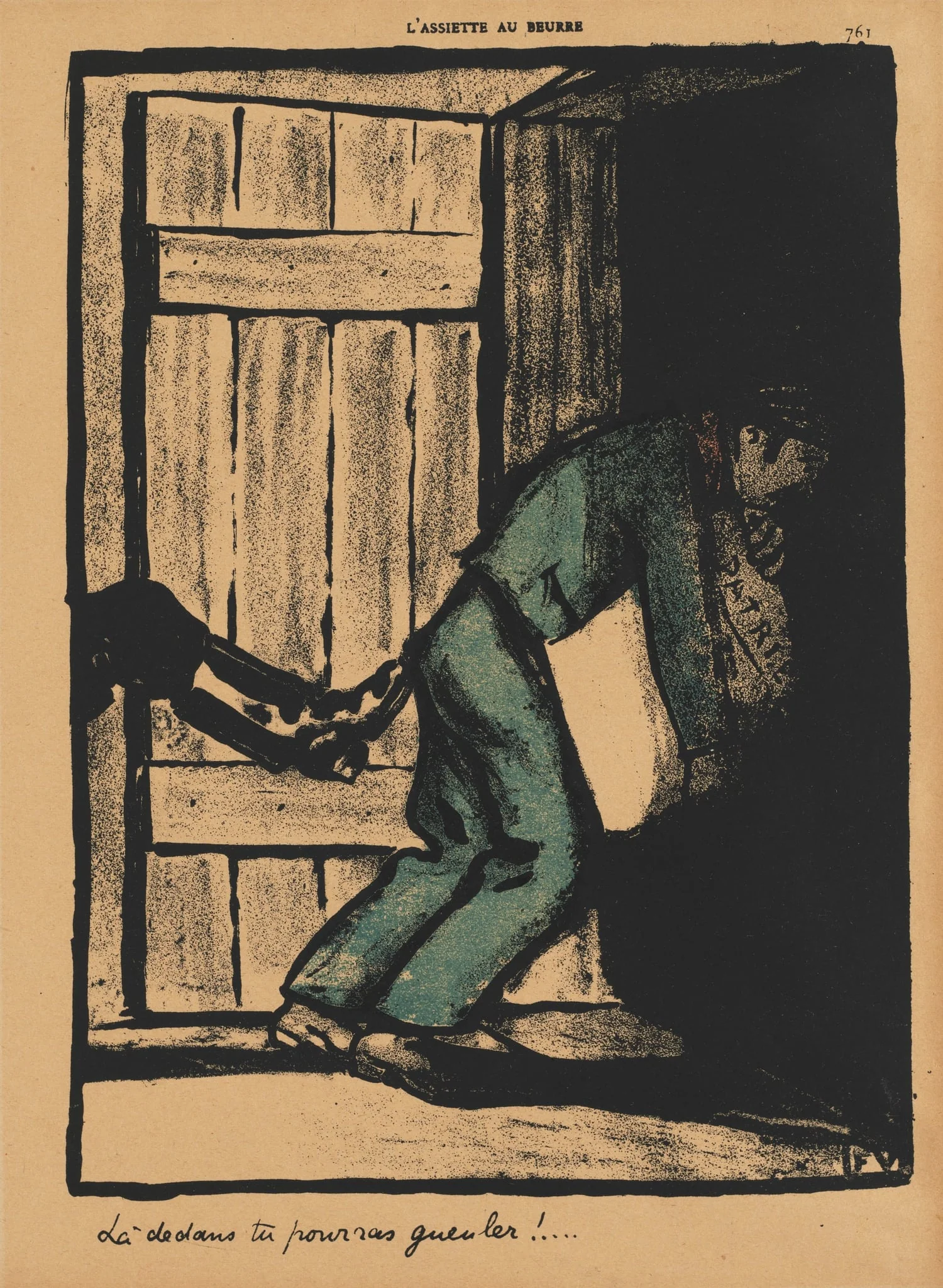 You can bawl..., by Félix Vallotton, 1901