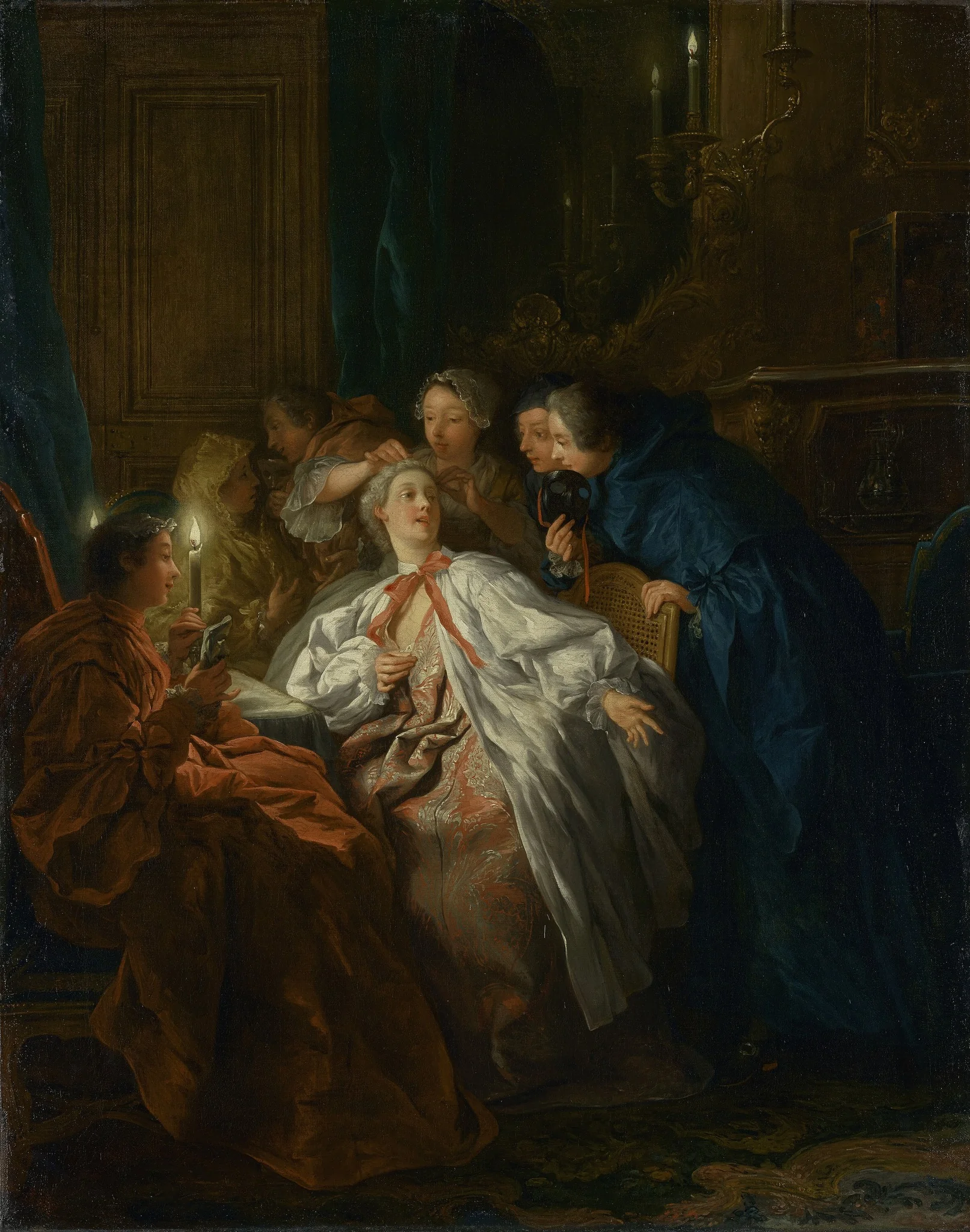 Before the Ball, by Jean-François de Troy, oil, 1735