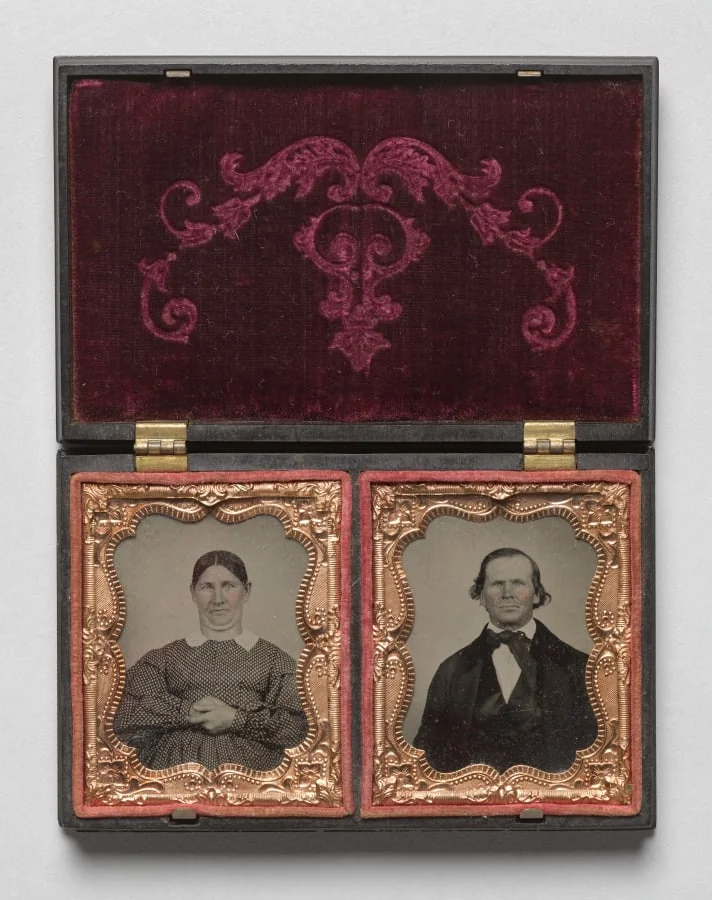 Husband and Wife, by Unknown, 1862
