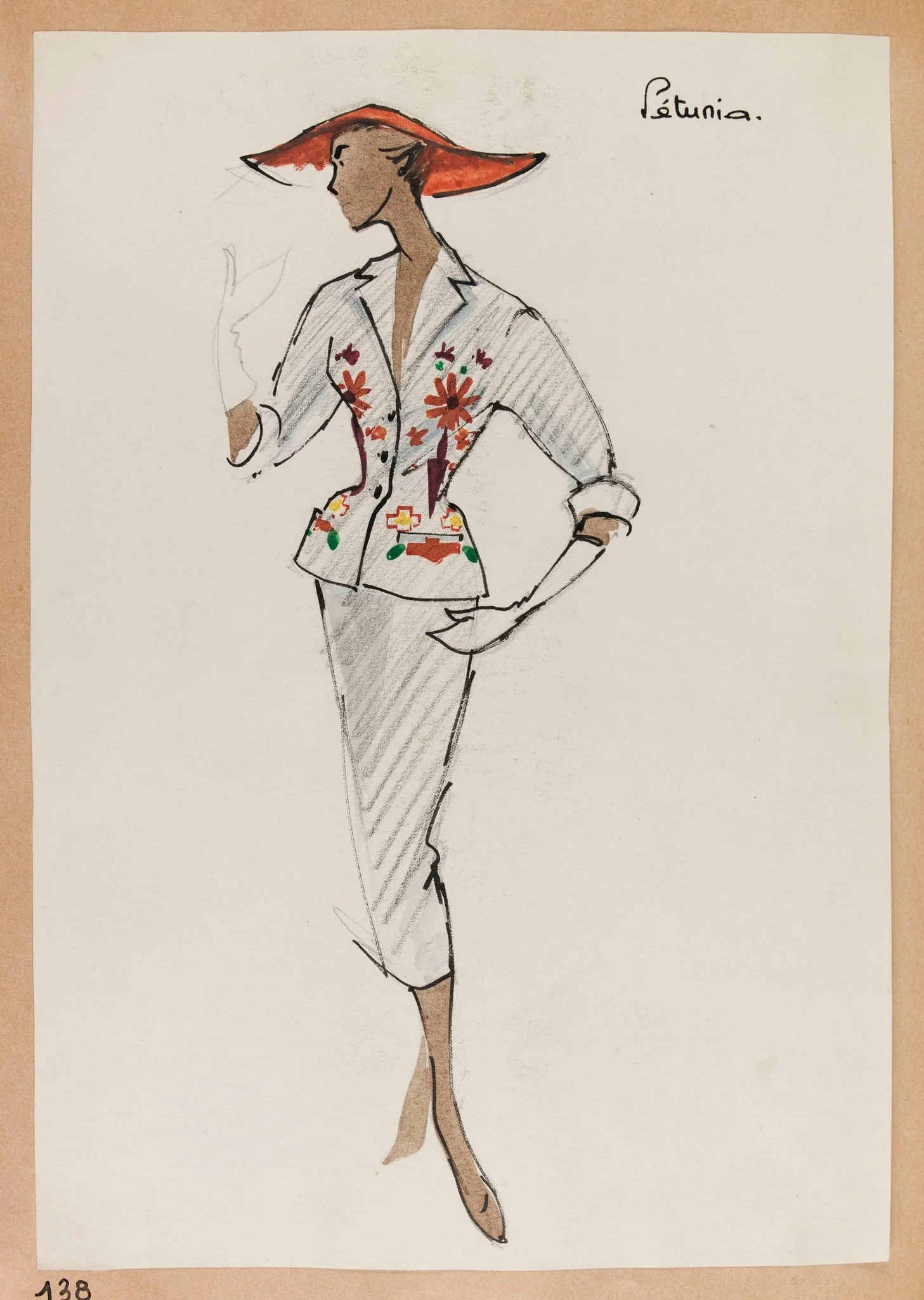 Pétunia, by Carven, 1951