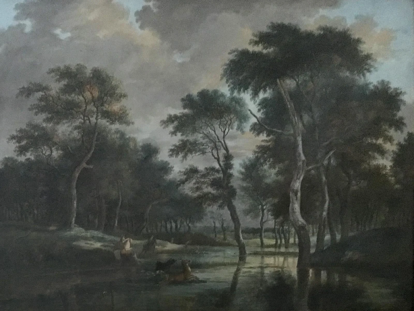 Die Hirschjagd, by Unknown, unspecified, 1800