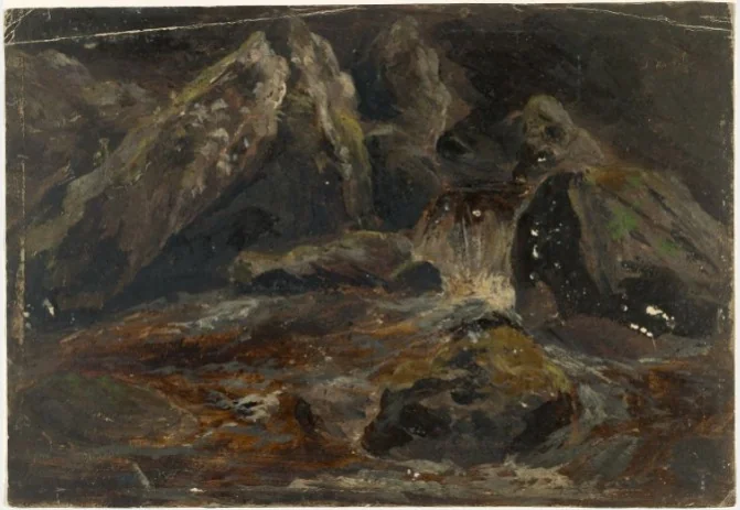 The River Dargle, County Wicklow, by William Howis senior, unspecified, 1888