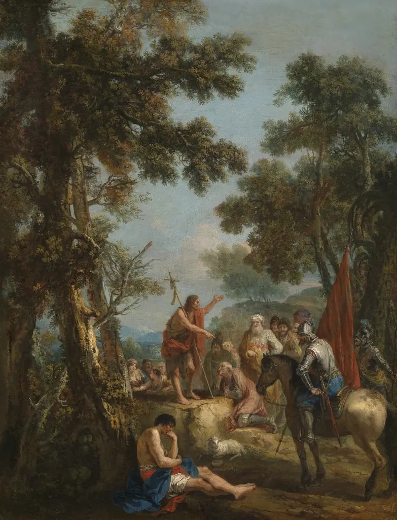 John the Baptist Preaching