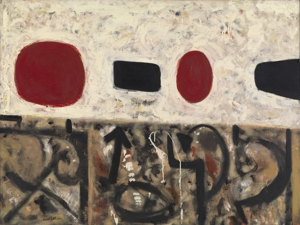 Untitled, by Adolph Gottlieb, oil, 1952