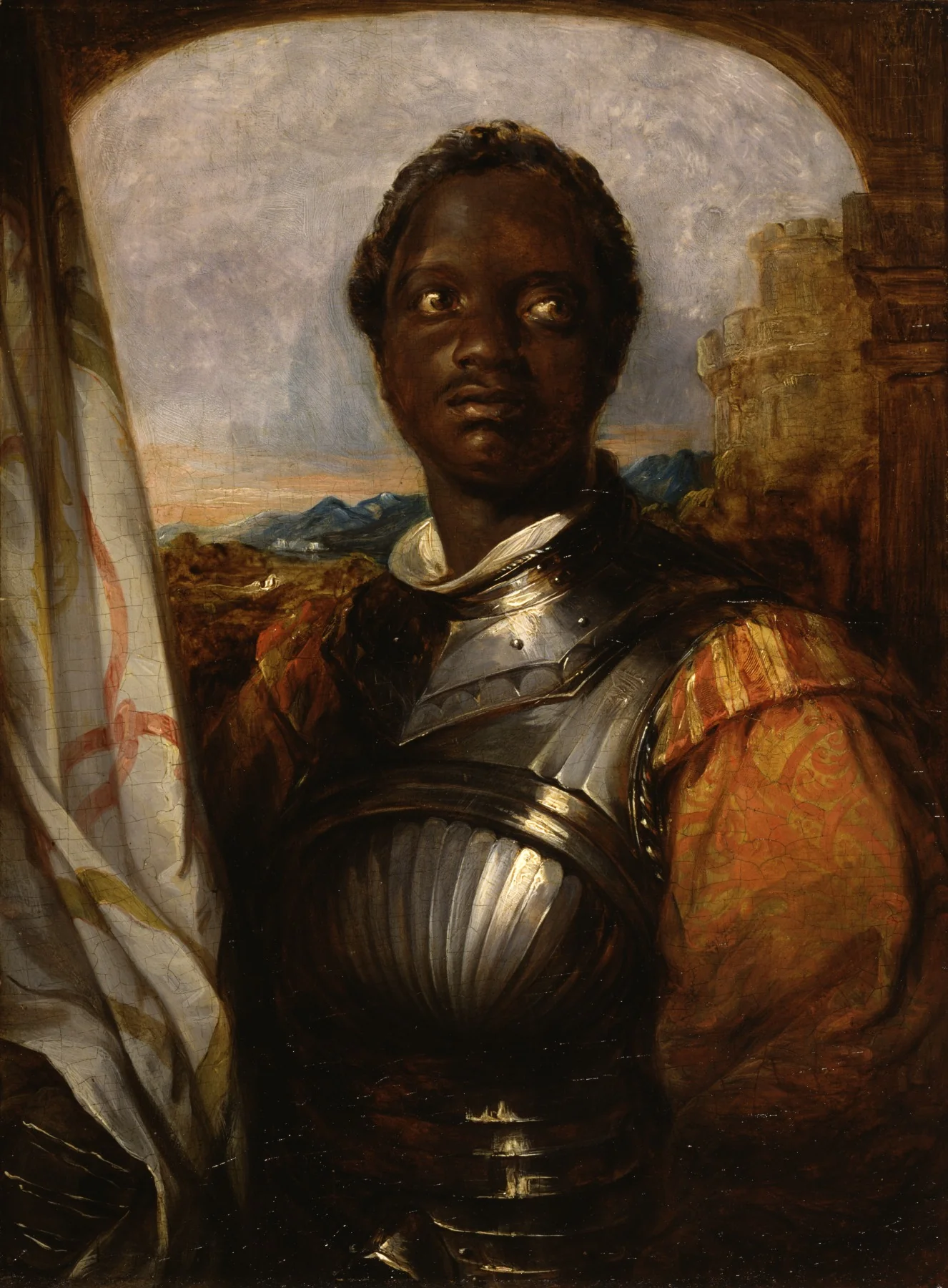 Ira Aldridge, Possibly in the Role of Othello, by William Mulready, oil, 1826