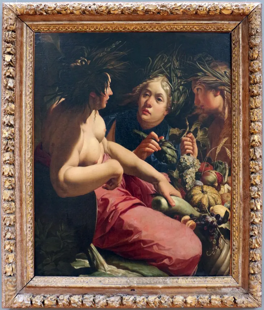 Naiads Filling the Horn of Achelous. Allegory on the peace of the 12 years Truce,