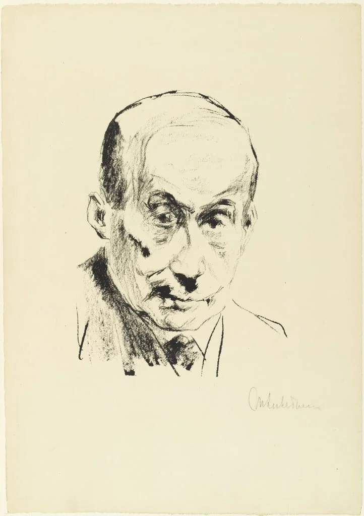 Untitled, by Max Liebermann, ink, 1923
